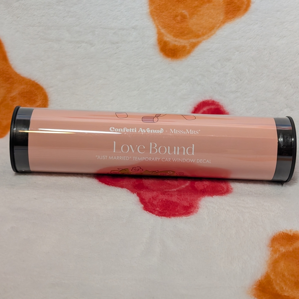 Love Bound Temporary Car Window Decal - Pink
